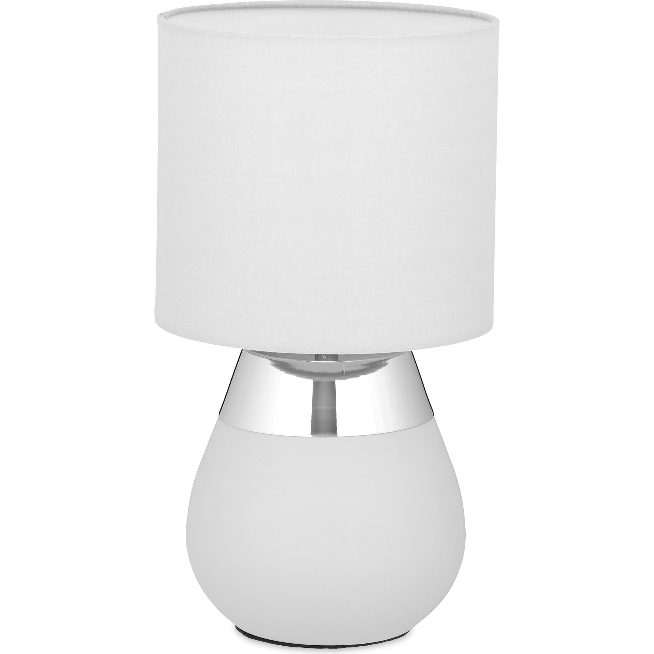 Relaxdays, Tischlampe, Nachttischlampe (E14)
