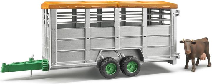 Bruder Cattle trailer and cow