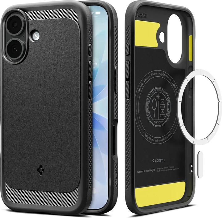 Productafbeelding Spigen - Rugged Armor MagSafe - iPhone 17 - Matte Black (Apple iPhone 17)