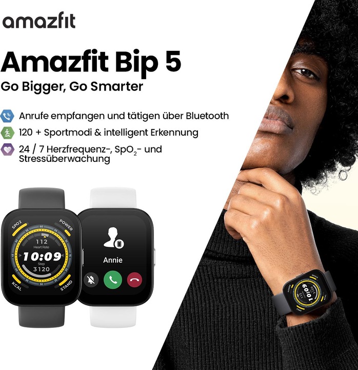 Actual product image Amazfit Bip 5 (38 mm)