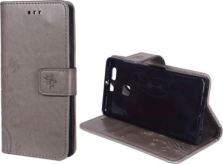 Produktbild König Design Schutz Handy Hülle für Huawei P9 Case Cover Tasche Wallet Etui Handyhülle Bumper (Huawei P9)