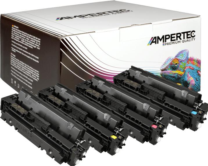 Produktbild Ampertec 4 Kompatible Toner ersetzt HP CF410X-413X 4-farbig (BK, C, M, Y)