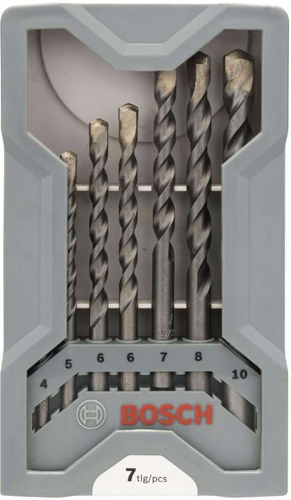 Produktbild Bosch Professional Zubehör 7-tlg. CYL-3 Betonbohrer-Set, 4/5/6/6/7/8/10 mm (10 mm, 4 mm, 5 mm, 6 mm, 7 mm, 8 mm)