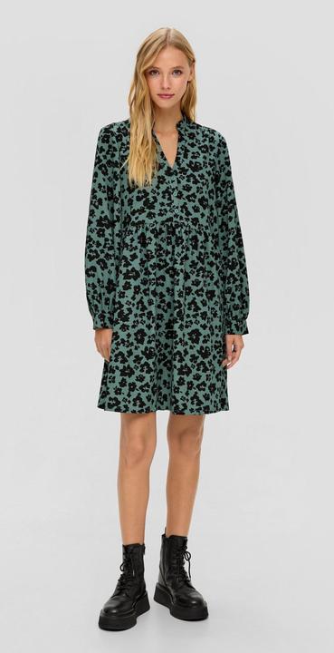 Image du produit s.Oliver Kleid Crêpe-Kleid mit All-over-Print (42)