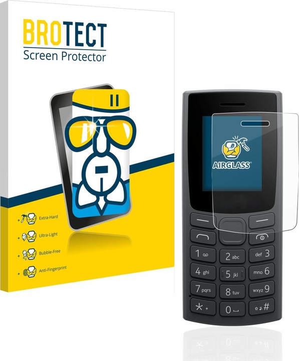 Produktbild BROTECT AirGlass Panzerglasfolie (1 Stück, Nokia 110 4G (2023))