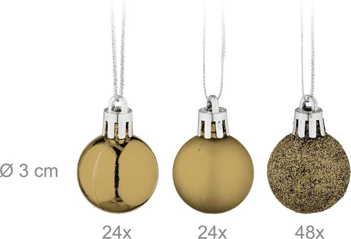 Productafbeelding Relaxdays Kerstballen set (1 -Part)