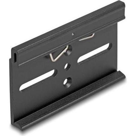 Thumbnail - Delock Aluminium Montageclip für Hutschiene 80,0 x 47,8 mm s, Serverschrank Zubehör, Schwarz