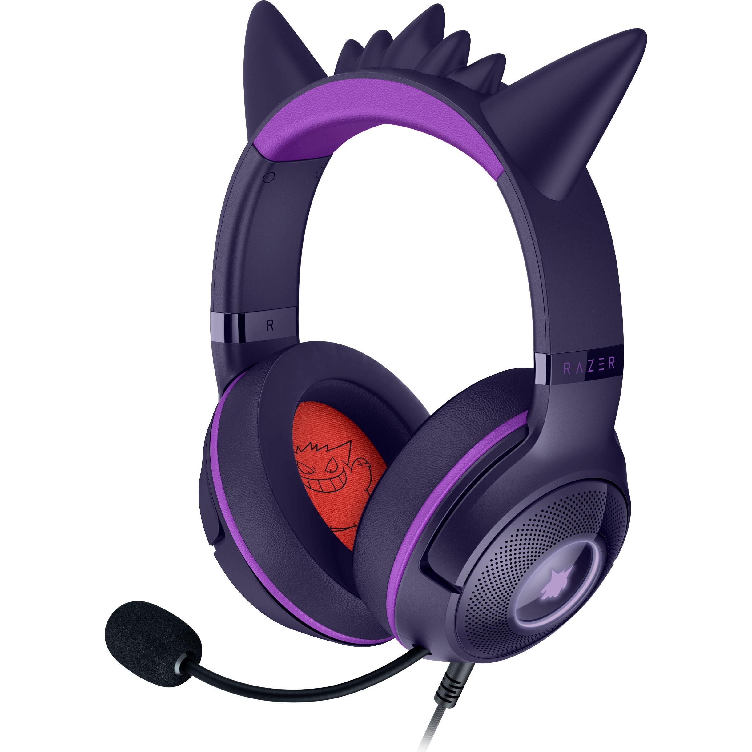 Razer Kraken Kitty V2 - Pokémon Gengar Ed. (Kabelgebunden), Gaming Headset, Mehrfarbig
