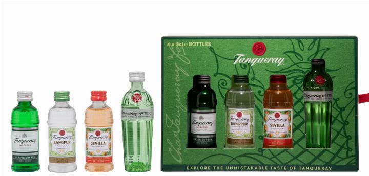 Produktbild Tanqueray Exploration Gin Pack 4x5cl (4 x 5 cl)