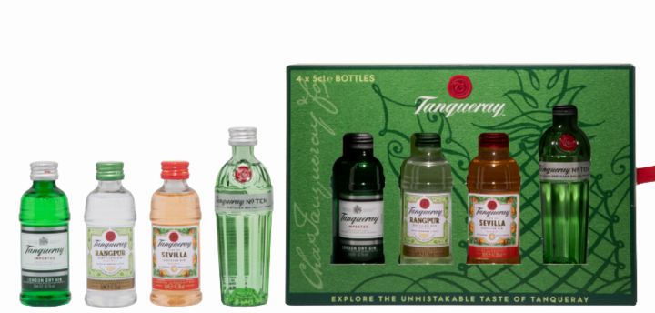 Image du produit Tanqueray Exploration Gin Pack 4x5cl (4 x 5 cl)