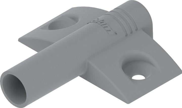 Blum BLUMOTION cross adapter plate, screws, plastic platinum grey RAL 7036