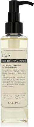 Image du produit Klairs Gentle Black Fresh Cleansing Oil (Huile nettoyante, 150 ml)