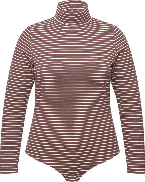 Produktbild Ulla Popken Body, Jersey, Stehkragen, Langarm (56)
