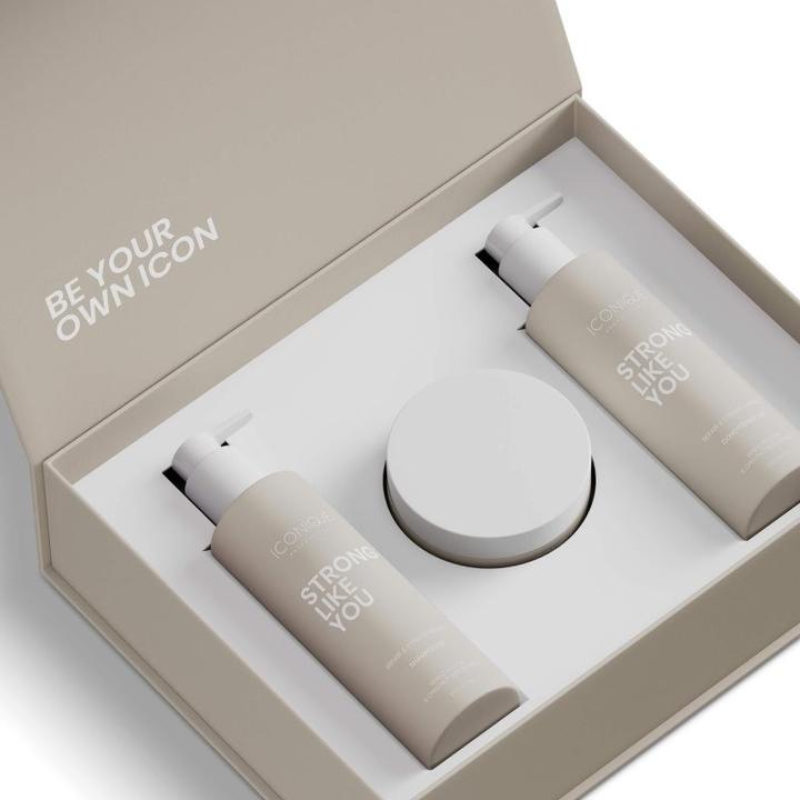 Image du produit Iconique Professional Strong Like You Set Repair & Strengthening Shampoo Conditioner Mask (Kit de soins capillaires)