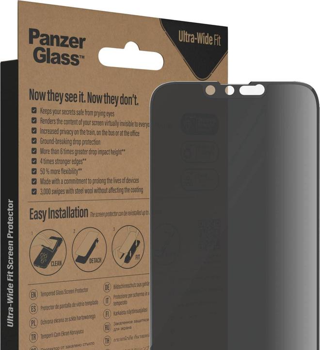 Image du produit PanzerGlass Ultra-Wide Fit (1 pcs, Apple iPhone 13, Apple iPhone 13 Pro, Apple iPhone 14)
