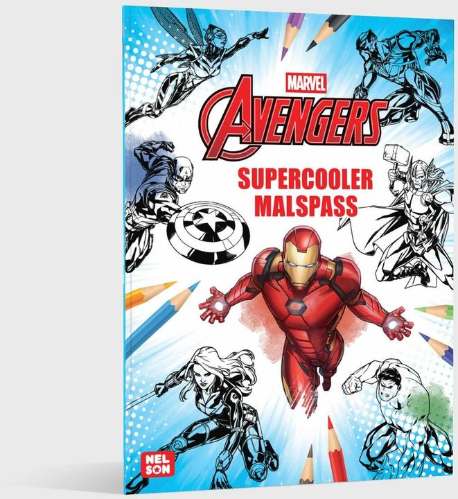 Actual product image Avengers: Super cool colouring fun