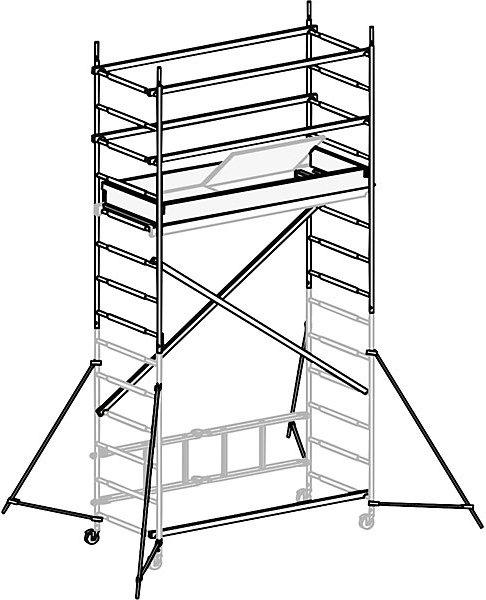Image du produit Hymer-Leitern Echafaudage modulaire ALUPRO CONCEPT (Échafaudage)