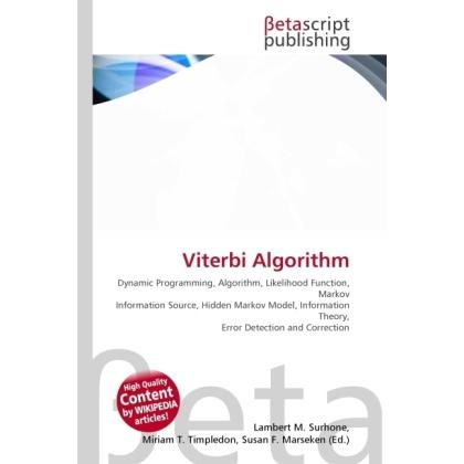 Viterbi Algorithm, Fachbücher von Lambert M. Surhone, Miriam T. Timpledon, Susan F. Marseken
