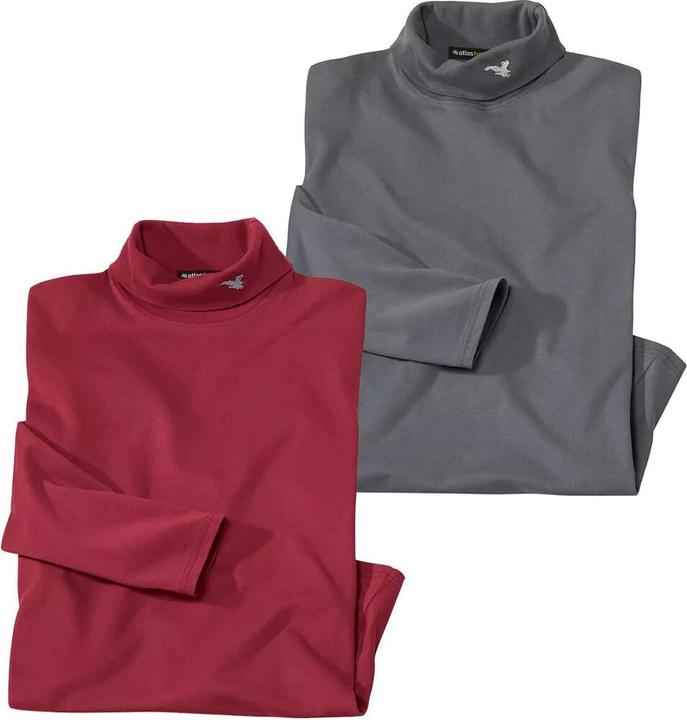 Produktbild Atlas For Men Rollkragenpullover (2er Pack) (XXL)