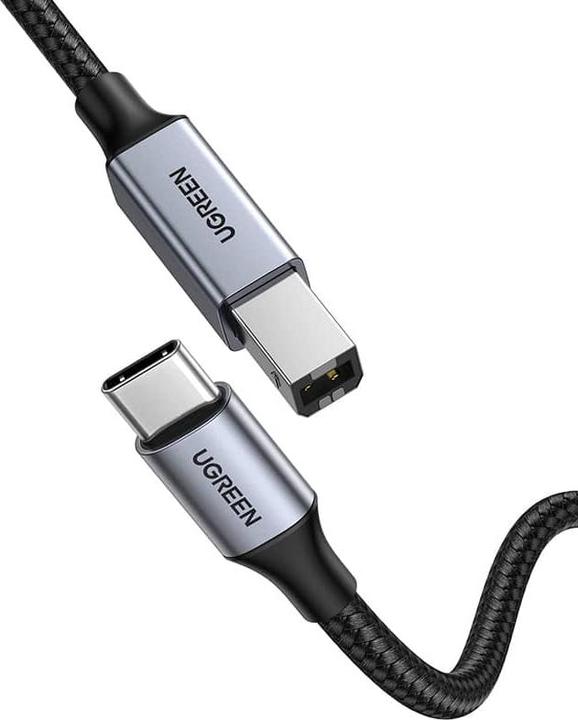 Image du produit Ugreen USB B – USB C (2 m, USB 2.0)