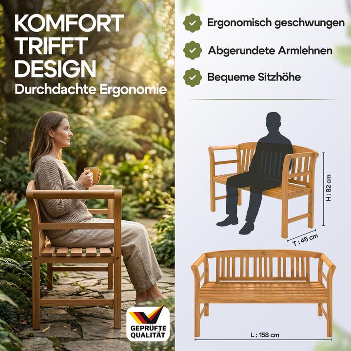 Image du produit Casaria Banc de jardin