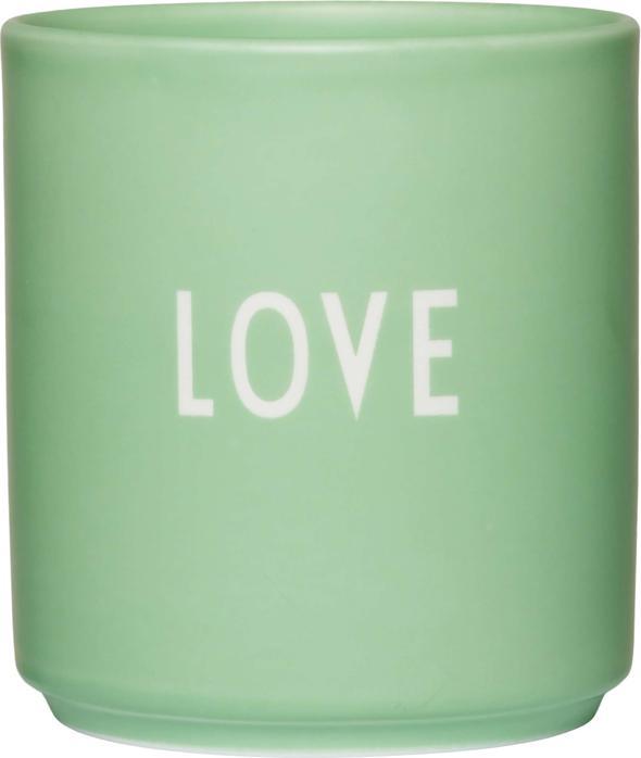 Design Letters AJ Favourite Becher LOVE green bliss