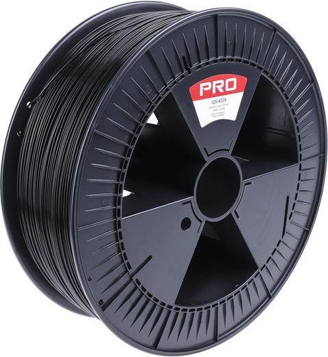 Produktbild RS PRO Black PLA 1.75mm filament 2.3kg (PLA, 1.75 mm, 2300 g)