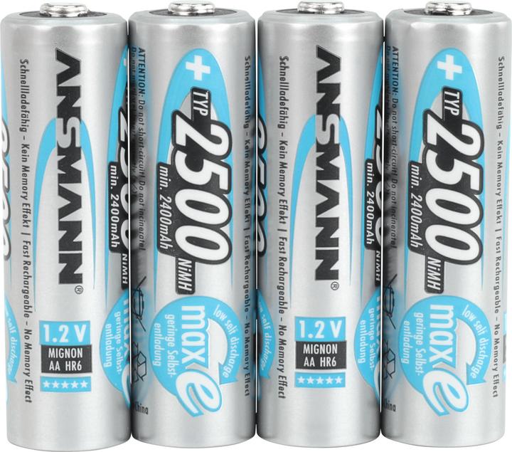 Produktbild Ansmann AA (4 Stk., AA, 2500 mAh)