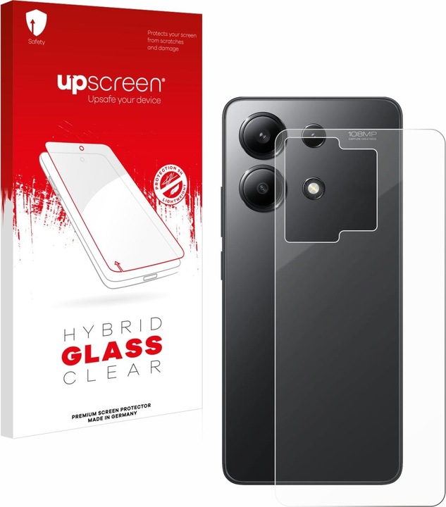 Produktbild upscreen Scratch Shield Panzerglasfolie (1 Stück, Xiaomi Redmi Note 13)
