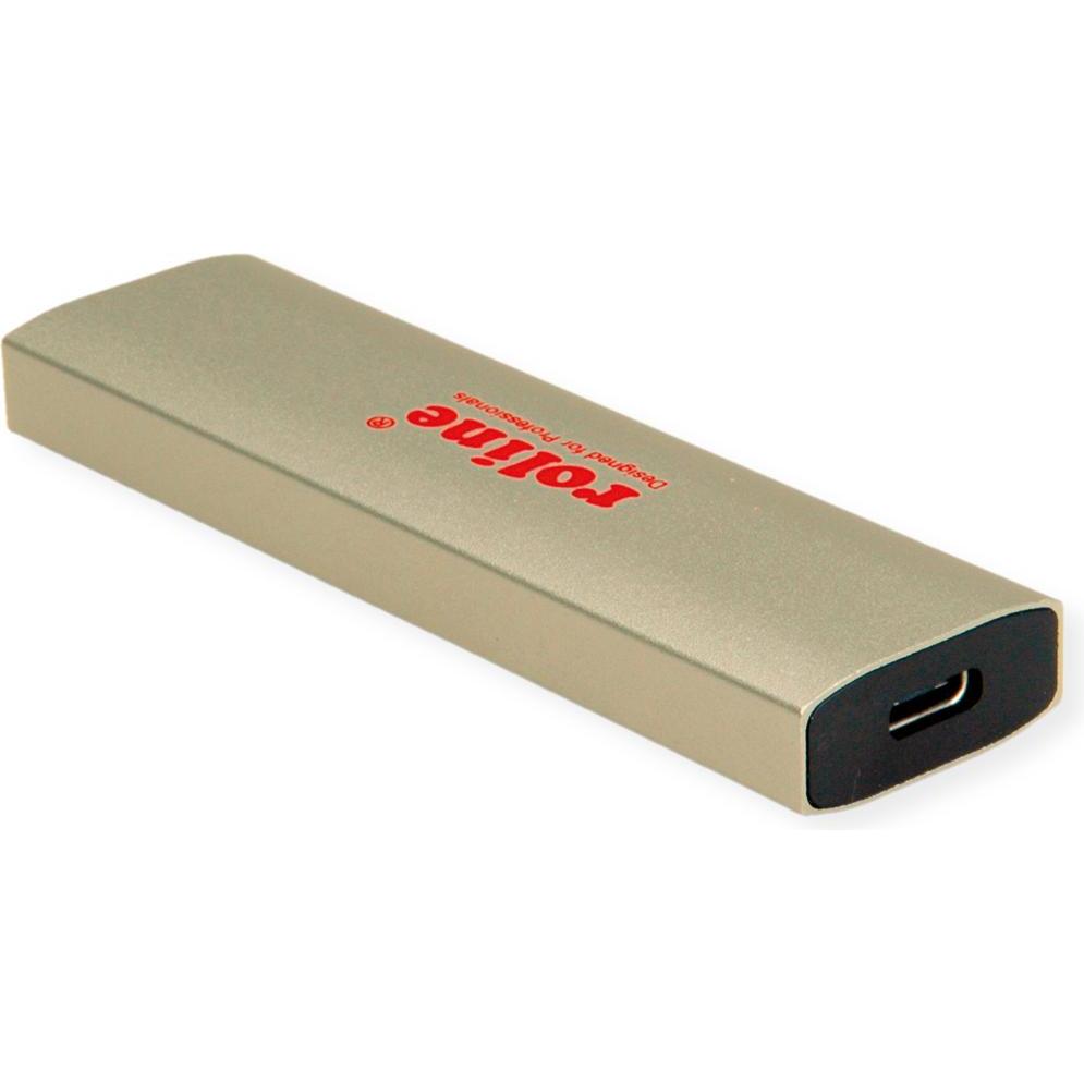 Thumbnail - Roline USB-HDMI Adapter (HDMI, 6.10 cm), Data + Video Adapter, Schwarz, Gold