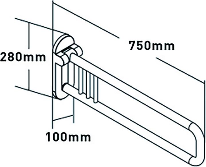 Actual product image Diaqua Folding handle 300