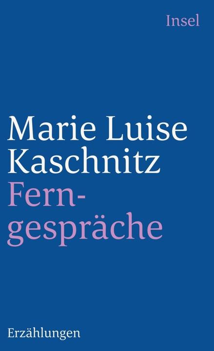 Produktbild Ferngespräche (Deutsch, Marie Luise Kaschnitz, 1992)