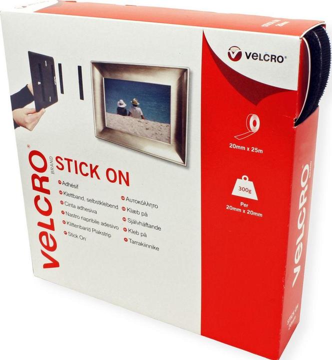 Immagine prodotto Velcro brand Nastro di velcro per incollare Adesivo (20 mm, 0.30 kg)