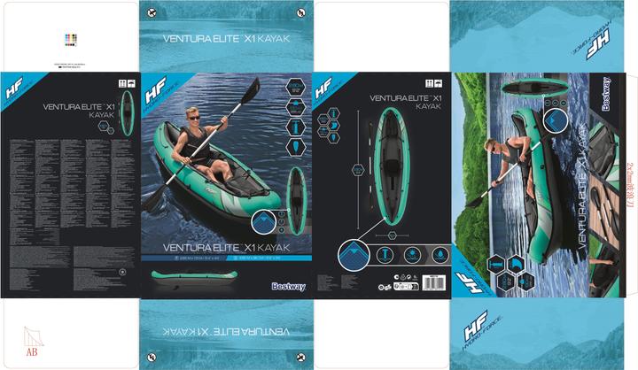 Actual product image Bestway Hydro Force Kayak Ventura 280x86cm (1 Person)
