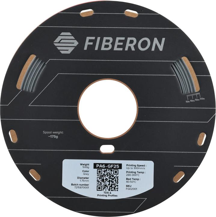 Actual product image Polymaker Fiberon™ PA6-GF25 (1.75 mm, 500 g)
