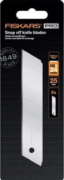 Actual product image Fiskars Snap Off Knife Cmax 25mm 5pcs (Replacement blade)
