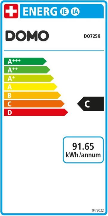 Energielabel Domo DO725K