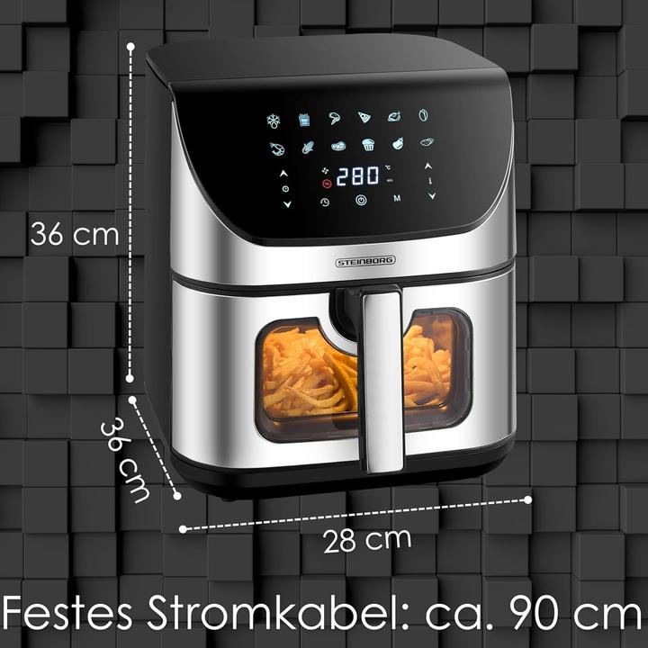 Steinborg 4-in-1 Heissluftfritteuse 8L