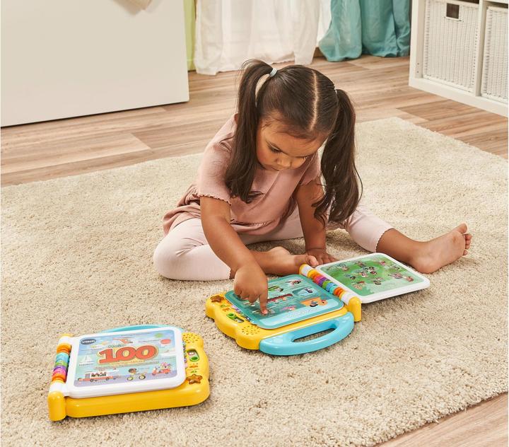 Produktbild VTech Mein 100-Wörter-Buch: Fahrzeuge & Fortbewegungsmittel (Englisch, Deutsch)