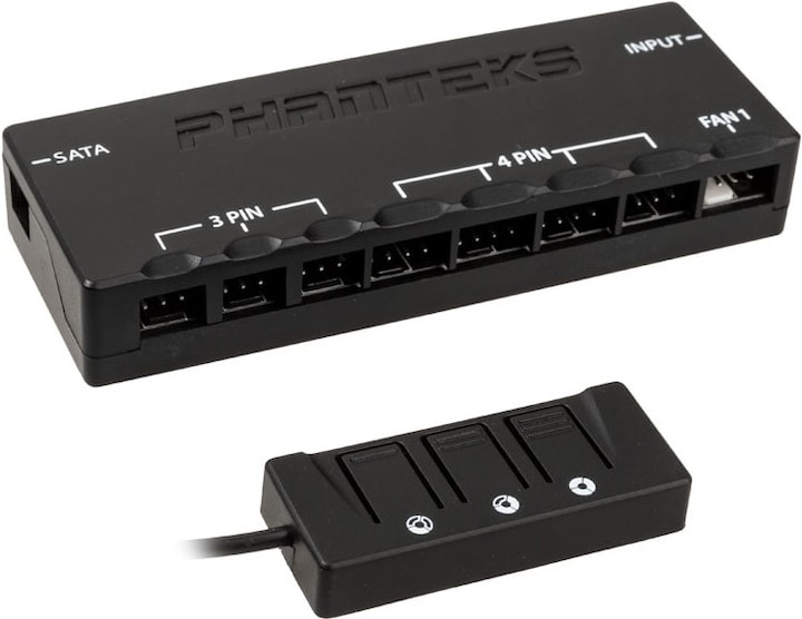 Produktbild Phanteks Universal PWM L??fter Hub - Schwarz