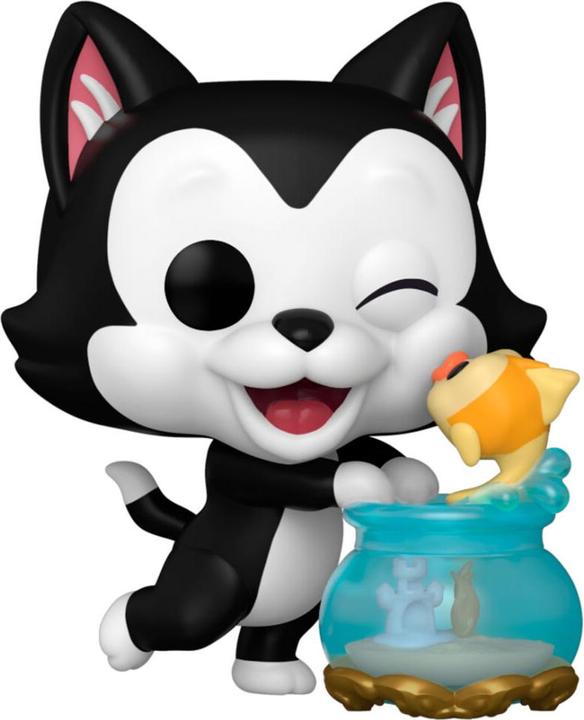 Actual product image Funko POP! - Pinocchio - 80th Anniversary: Figaro Kissing Cleo