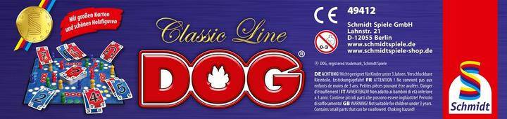 Productafbeelding Schmidt Spiele Dog Classic Line, Extra grosse Spielfiguren (Duits, 2 - 6 Spelers)