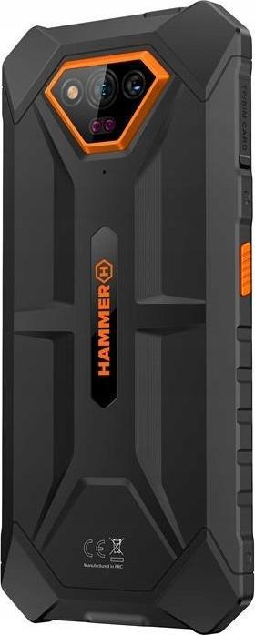 Actual product image Myphone Hammer Iron V LTE 6/64GB pomarańczowy (64 GB, Orange / Orange, 6.50", 4G)