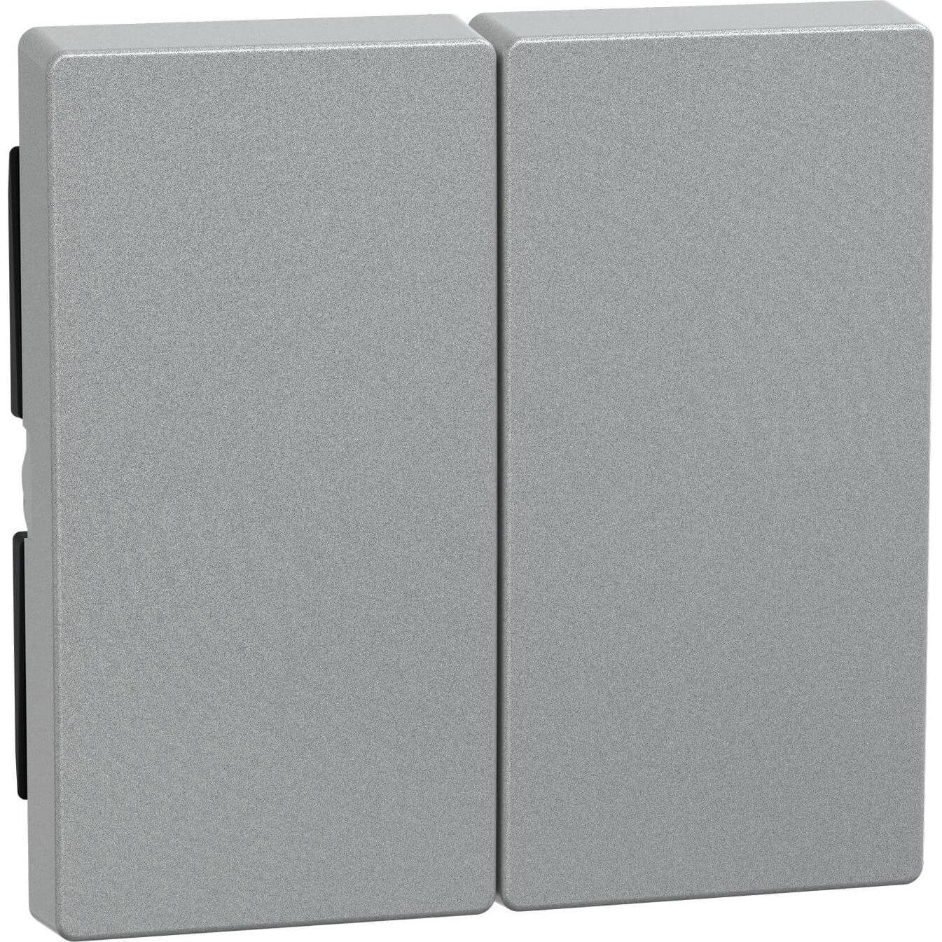 Merten Wippe, Taster + Schalter, Silber