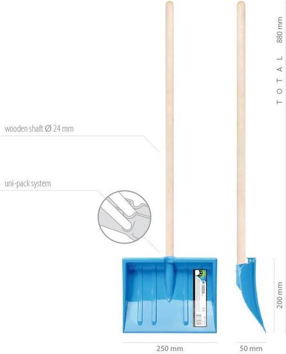 Actual product image Prosperplast Snow shovel BOBO