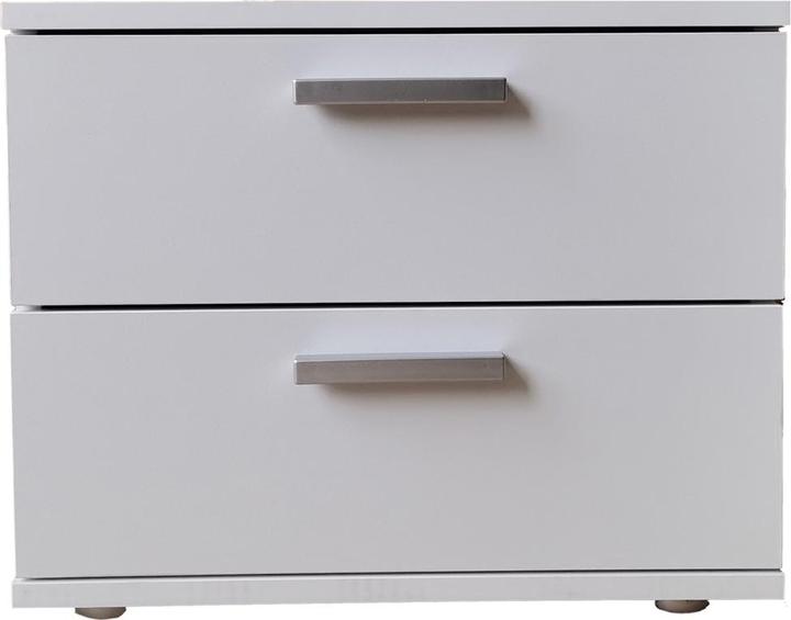 Produktbild HTI-Living Nachtschrank Weiss mit 2 Schubladen Nina (45 x 38 x 38 cm)