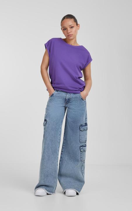 Actual product image Urban Classics Ladies Extended Shoulder Tee (M)