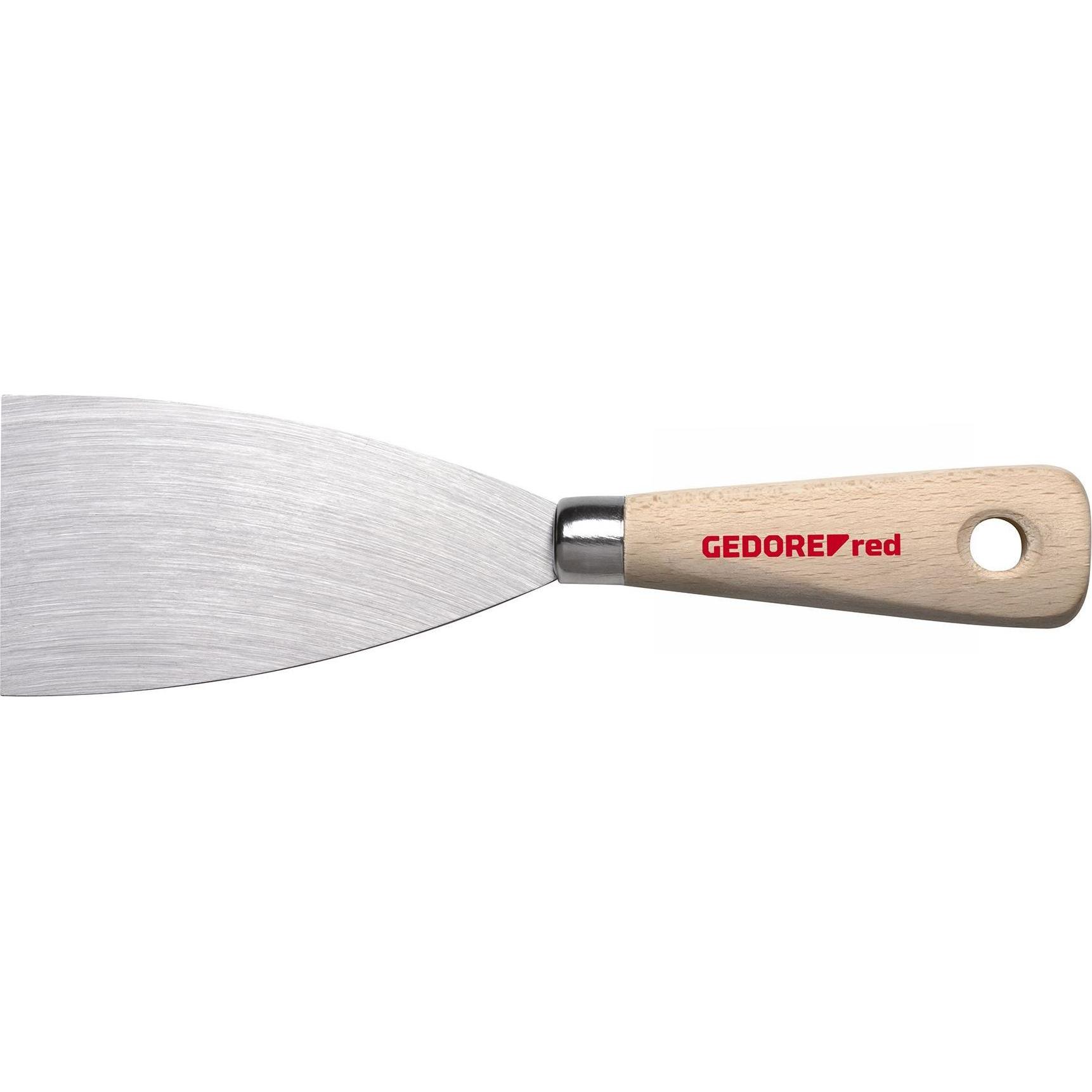 Gedore Red, Kelle + Spachtel, red R93400060 Spachtel Breite 60mm Holzgriff mit Loch