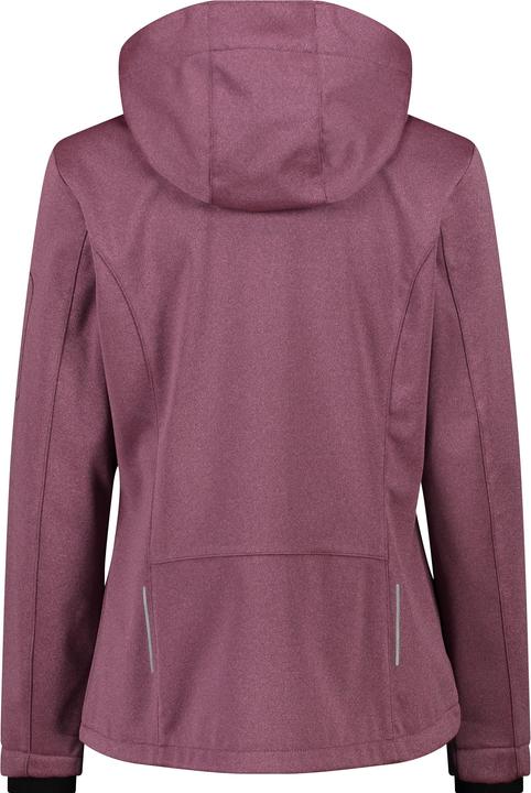 Actual product image CMP Campagnolo Women's Jacket Zip Hood Melange Softshell (44, XL)
