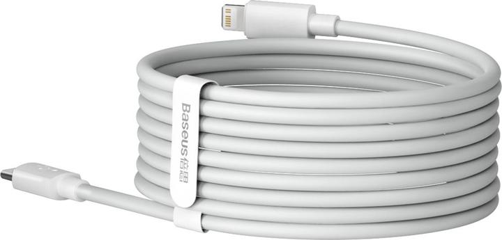 Actual product image Baseus Simple Wisdom Data Cable Kit USB-C to Lightning PD 20W (2PCS/Set) 1.5m White (1.50 m, 20 W)